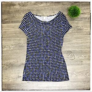 Banana Republic short sleeve cowl neck top